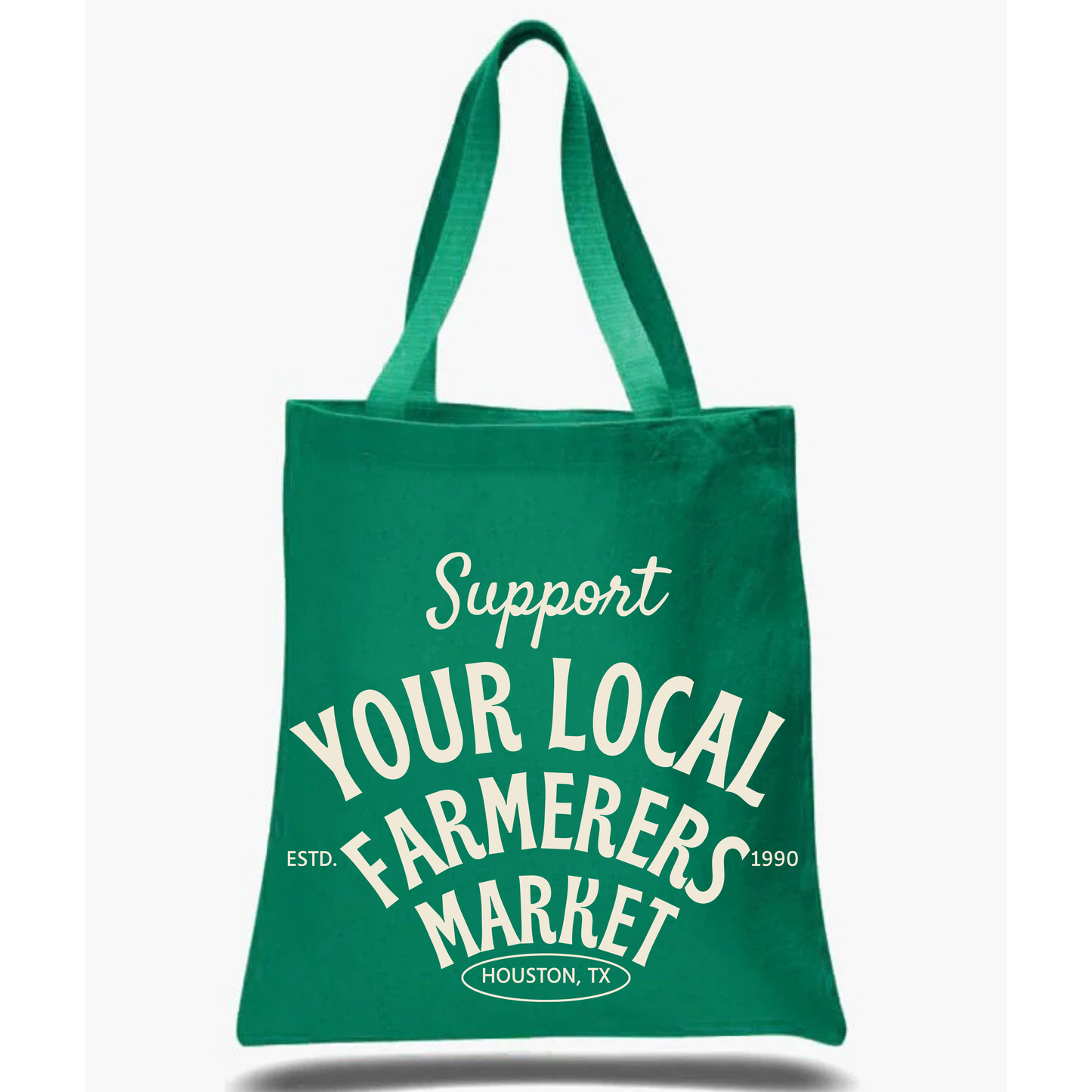"Local Farmers Market" tote bag