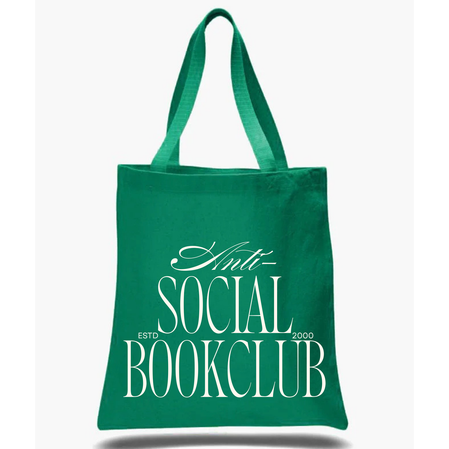 "Anti-Social Book club" tote bag
