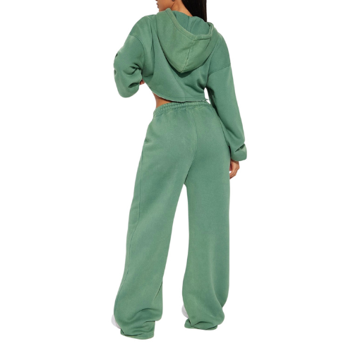 “Citrus Grove” Fleece Pant Set
