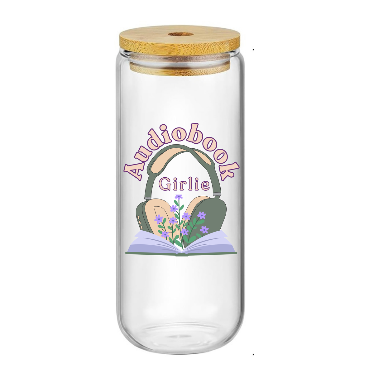 "Audiobook Girlie" tumbler