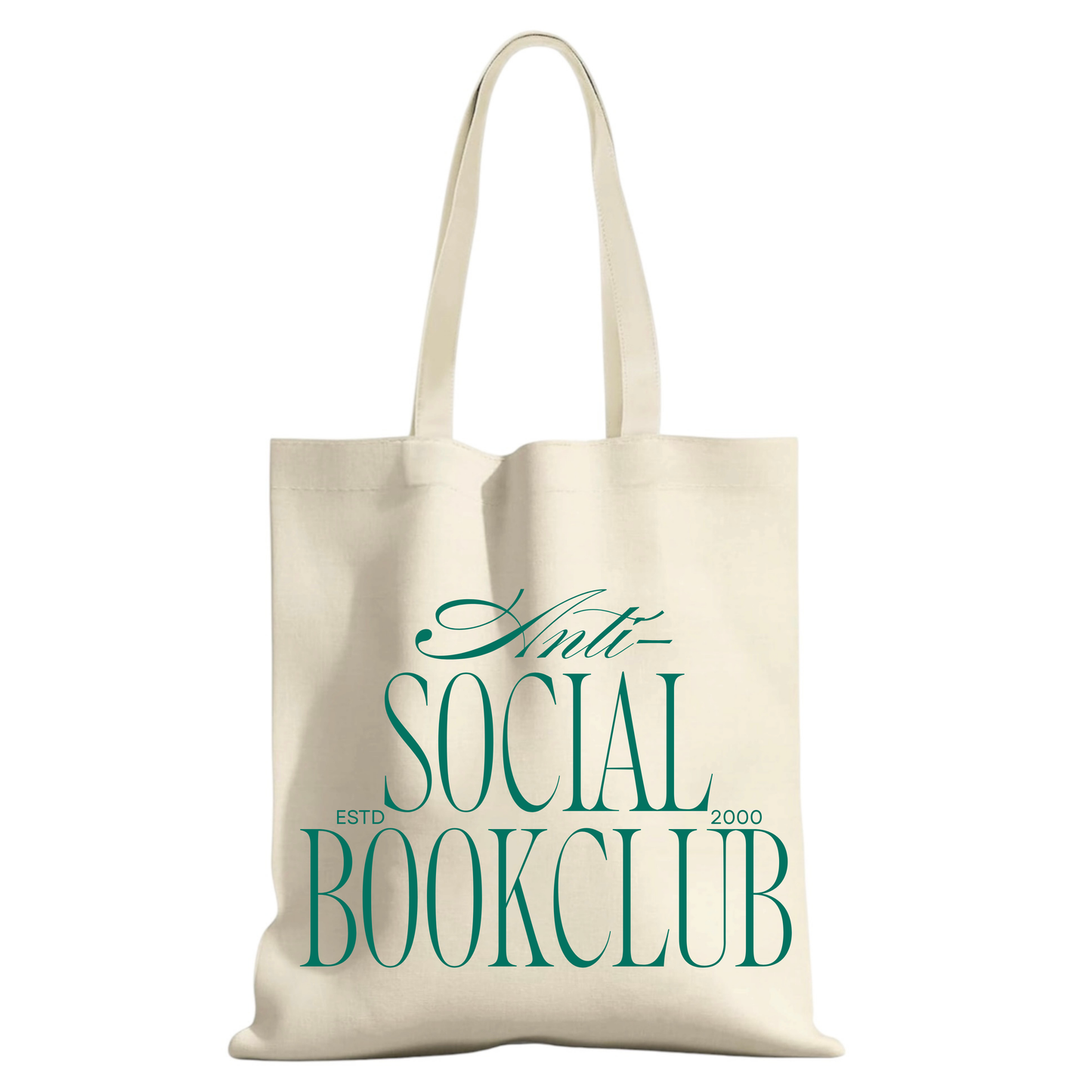 "Anti-Social Book club" tote bag