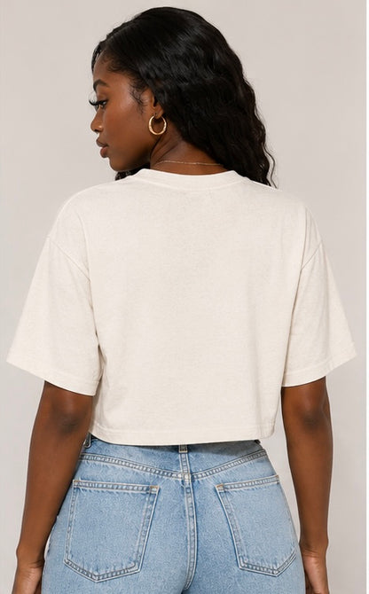 "Main Character Energy" Crop Top