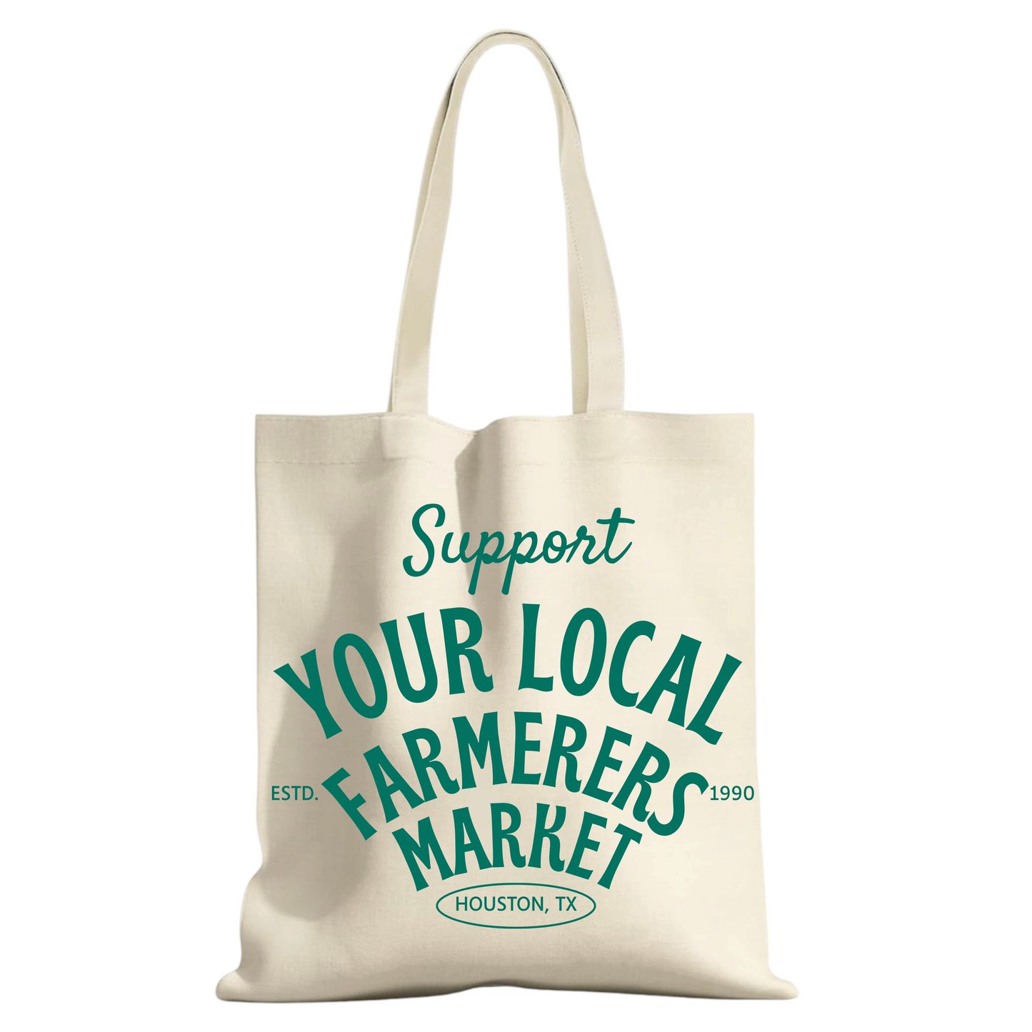 "Local Farmers Market" tote bag