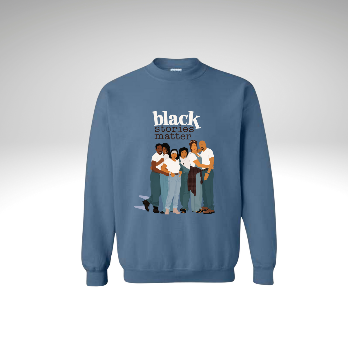 "Black Stories Matter" Crew Neck Sweatshirt