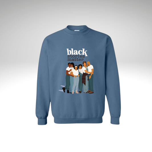 "Black Stories Matter" Crew Neck Sweatshirt
