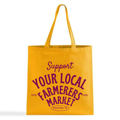 "Local Farmers Market" tote bag