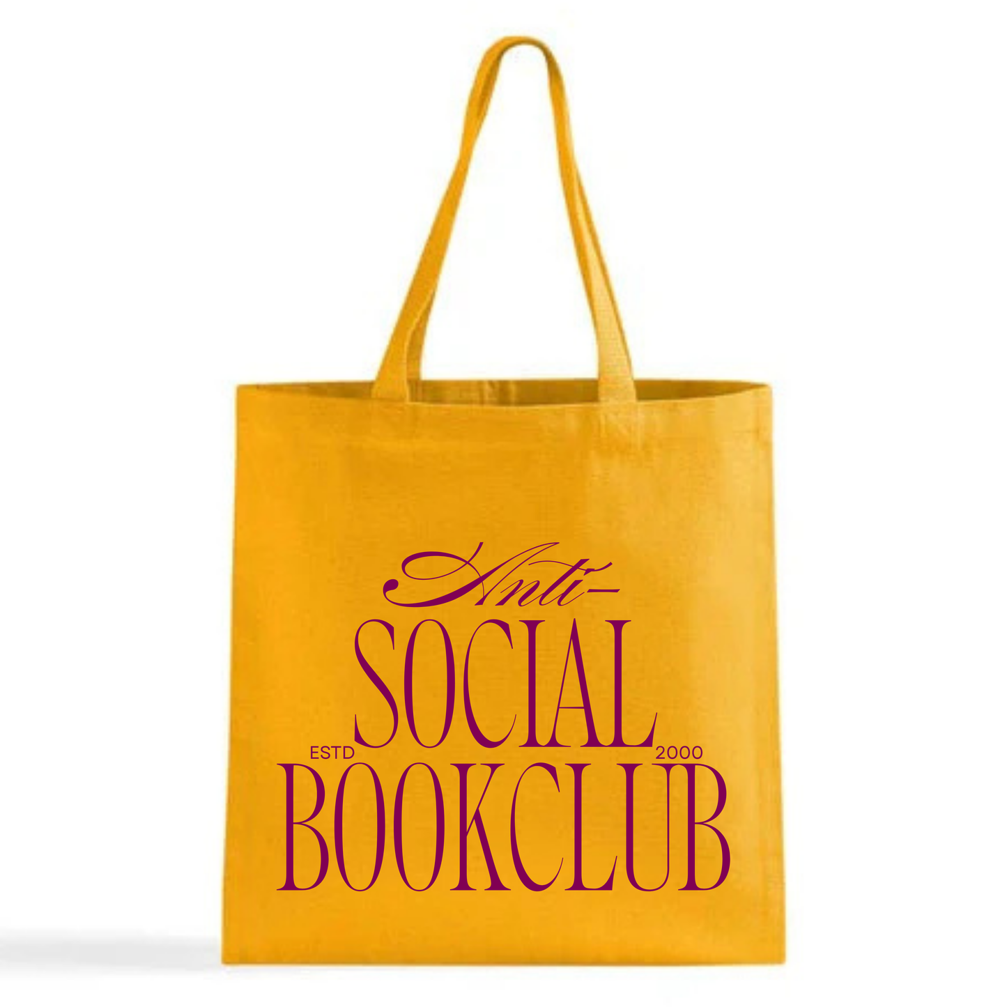"Anti-Social Book club" tote bag