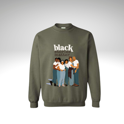 "Black Stories Matter" Crew Neck Sweatshirt