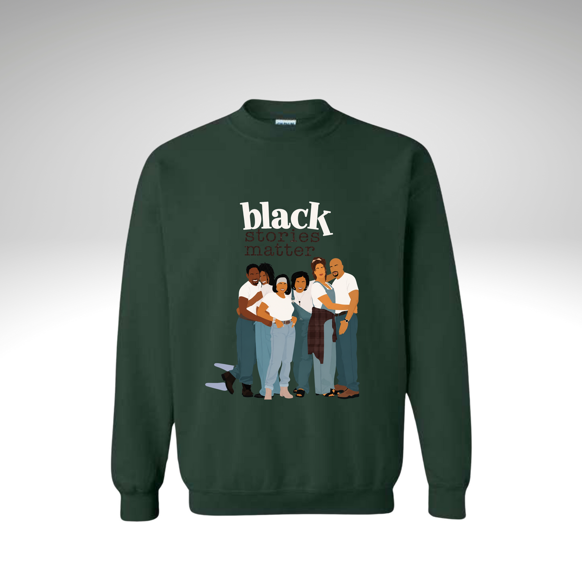 "Black Stories Matter" Crew Neck Sweatshirt