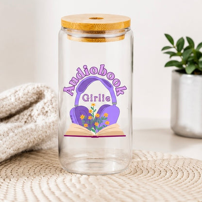 "Audiobook Girlie" tumbler