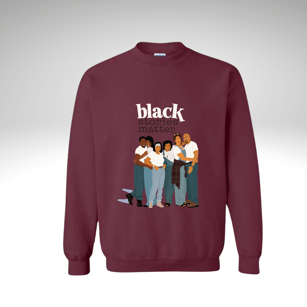 "Black Stories Matter" Crew Neck Sweatshirt