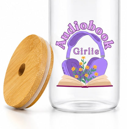 "Audiobook Girlie" tumbler