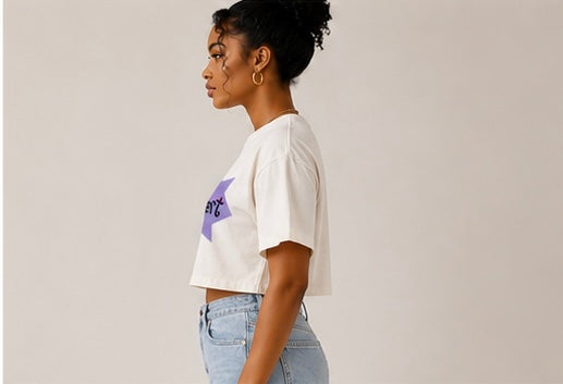 "Booktrovert" Crop Top