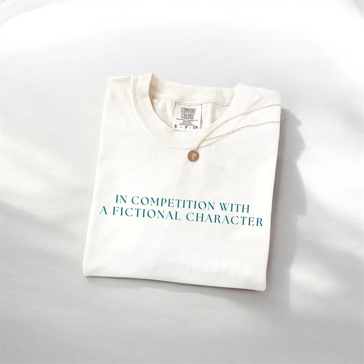 "Competition with a Fictional Character" t-shirt