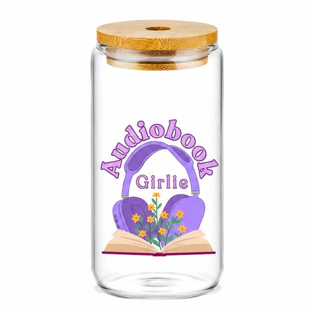 "Audiobook Girlie" tumbler