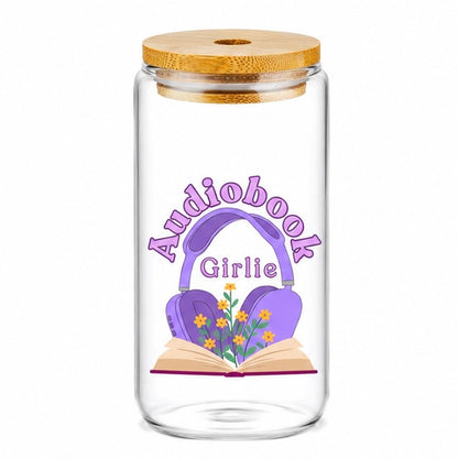 "Audiobook Girlie" tumbler