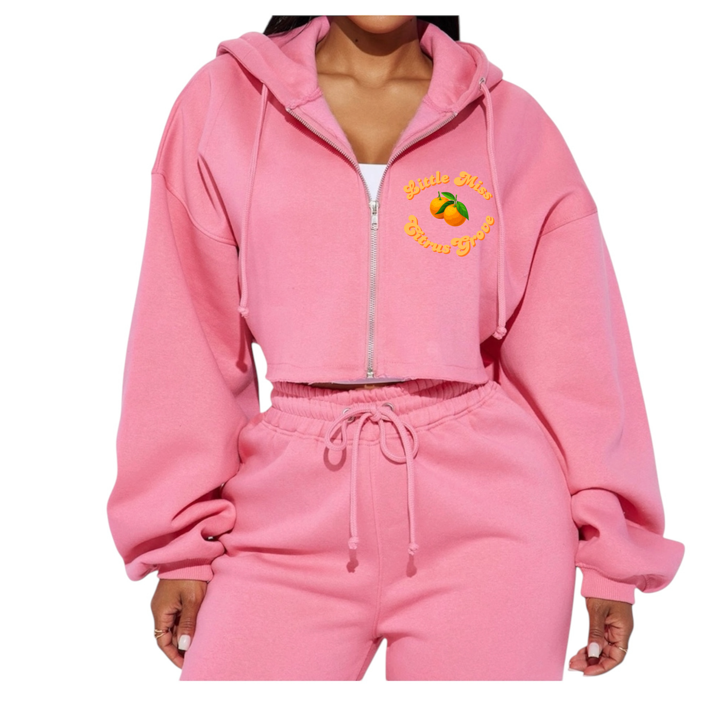 “Citrus Grove” Fleece Pant Set
