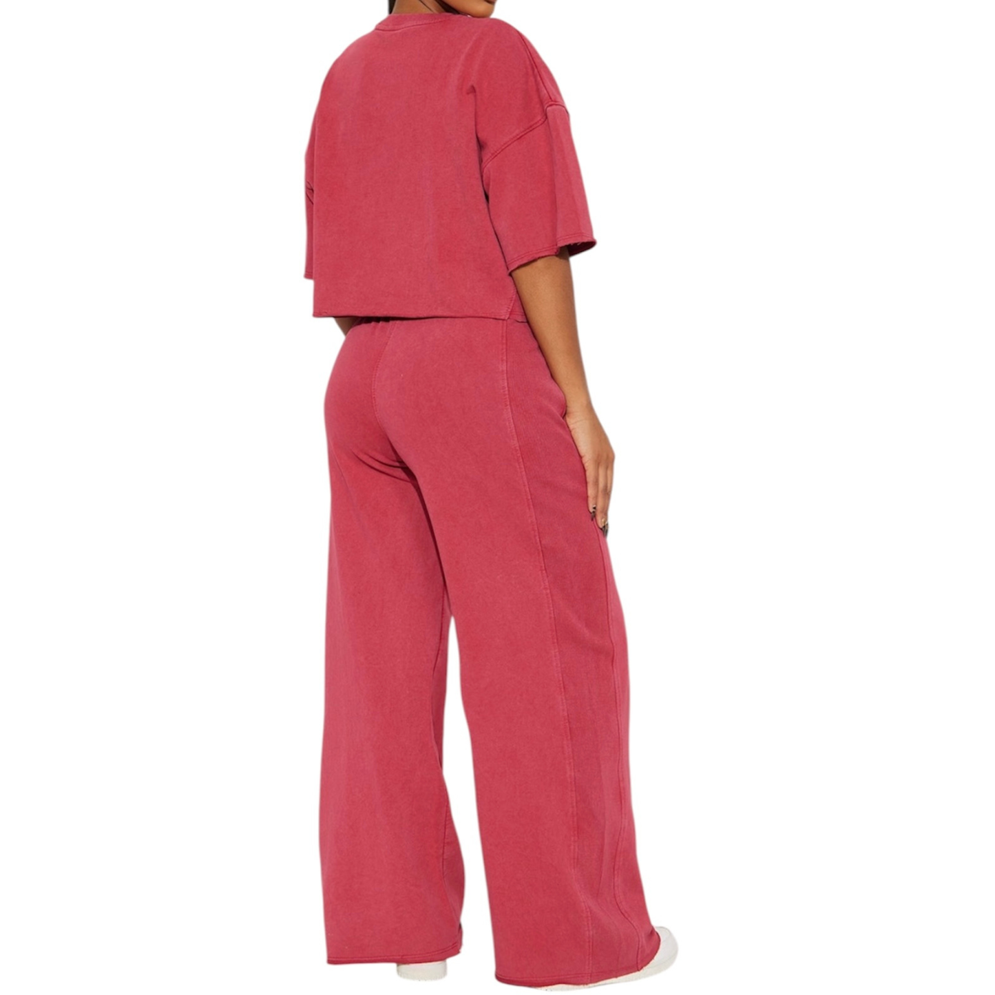 “We Don’t Judge” Short Sleeve Pant Set