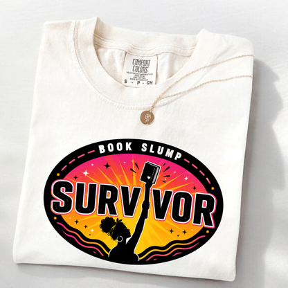 “Book Slump Survivor” T-Shirt